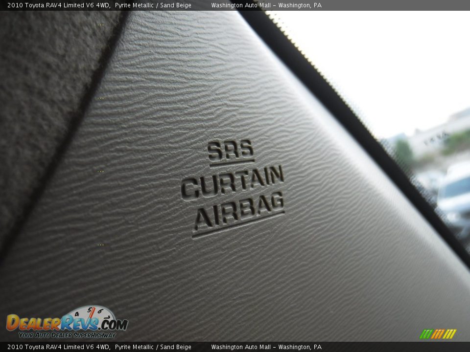 2010 Toyota RAV4 Limited V6 4WD Pyrite Metallic / Sand Beige Photo #24