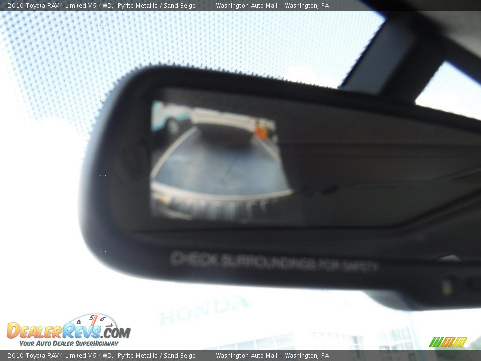 2010 Toyota RAV4 Limited V6 4WD Pyrite Metallic / Sand Beige Photo #25