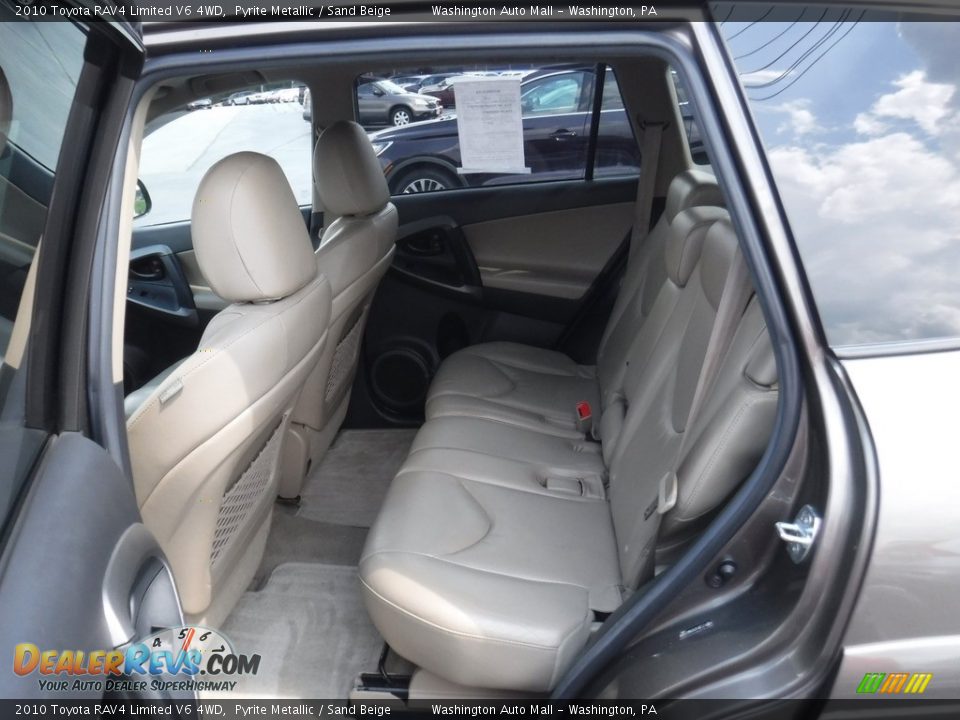 2010 Toyota RAV4 Limited V6 4WD Pyrite Metallic / Sand Beige Photo #26
