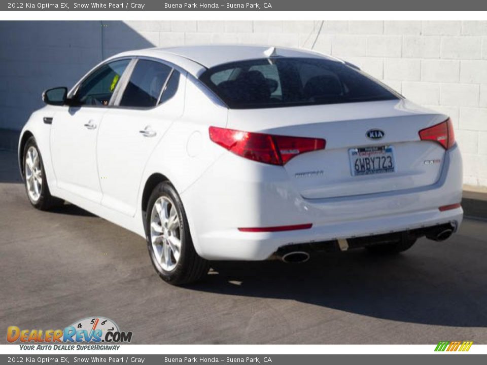 2012 Kia Optima EX Snow White Pearl / Gray Photo #2