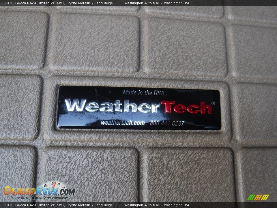 2010 Toyota RAV4 Limited V6 4WD Pyrite Metallic / Sand Beige Photo #29