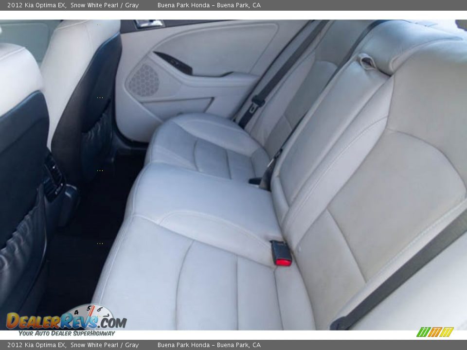 2012 Kia Optima EX Snow White Pearl / Gray Photo #4