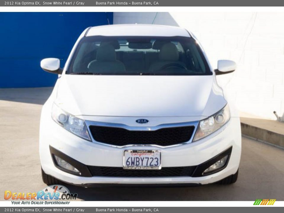 2012 Kia Optima EX Snow White Pearl / Gray Photo #7
