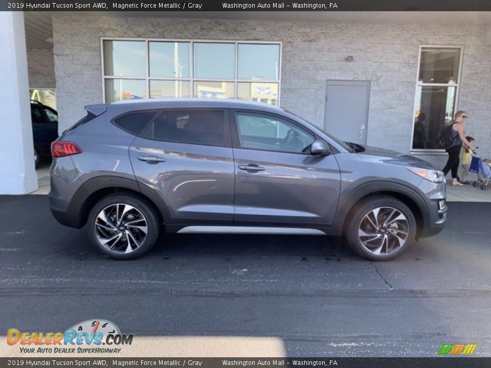 2019 Hyundai Tucson Sport AWD Magnetic Force Metallic / Gray Photo #3