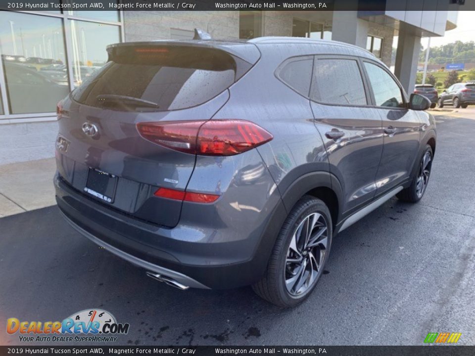 2019 Hyundai Tucson Sport AWD Magnetic Force Metallic / Gray Photo #4