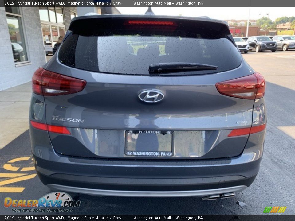 2019 Hyundai Tucson Sport AWD Magnetic Force Metallic / Gray Photo #5