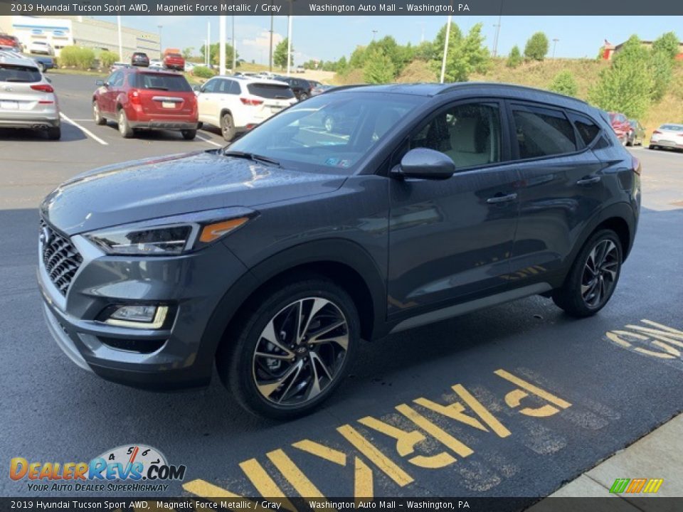 2019 Hyundai Tucson Sport AWD Magnetic Force Metallic / Gray Photo #7