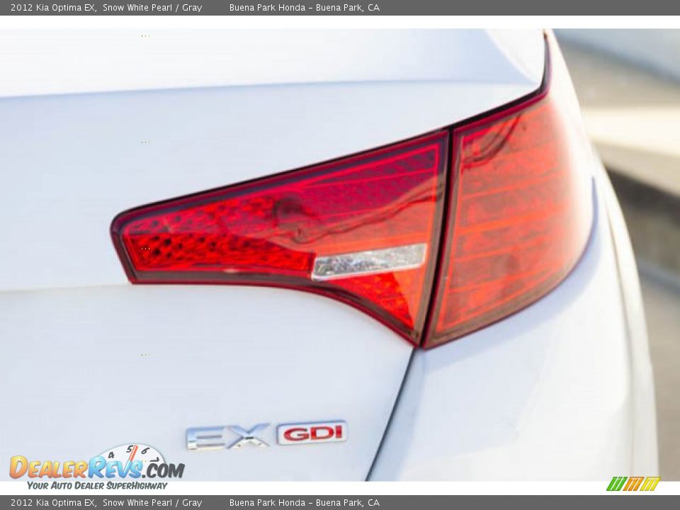 2012 Kia Optima EX Snow White Pearl / Gray Photo #11