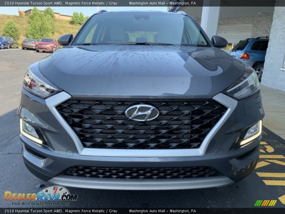 2019 Hyundai Tucson Sport AWD Magnetic Force Metallic / Gray Photo #8