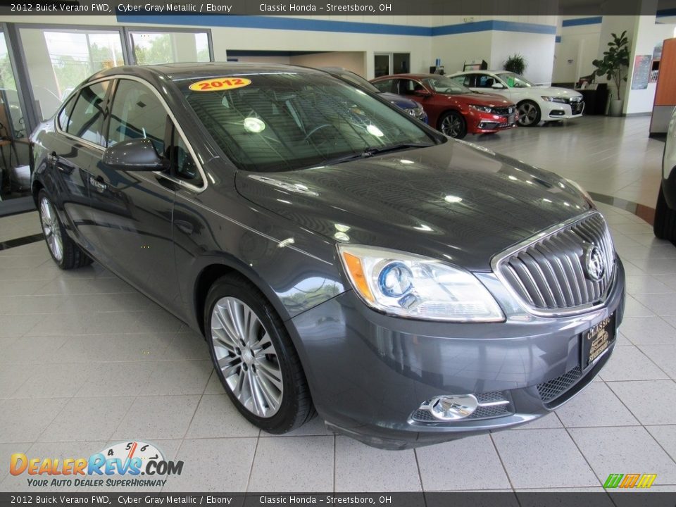2012 Buick Verano FWD Cyber Gray Metallic / Ebony Photo #3
