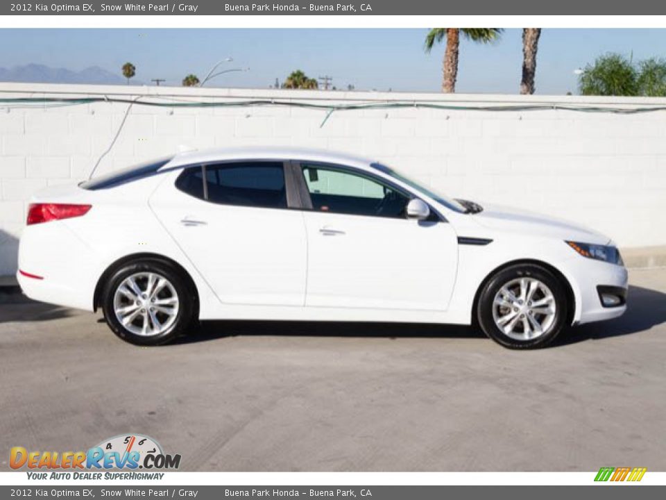 2012 Kia Optima EX Snow White Pearl / Gray Photo #12
