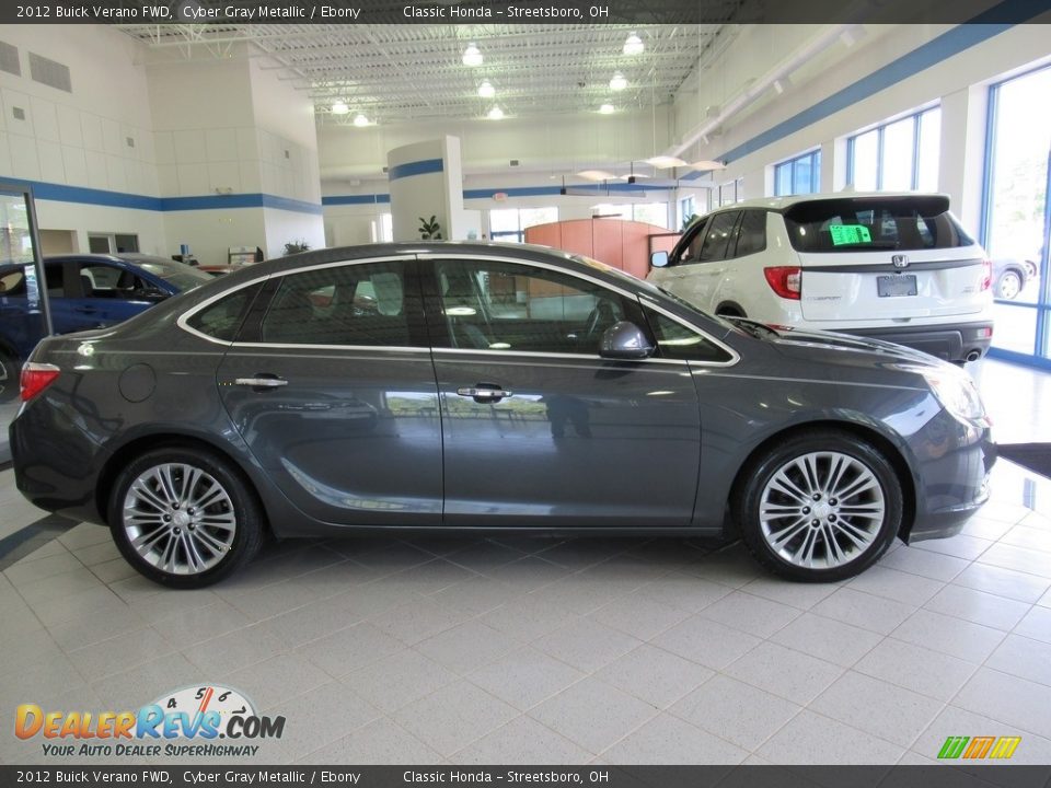 2012 Buick Verano FWD Cyber Gray Metallic / Ebony Photo #4