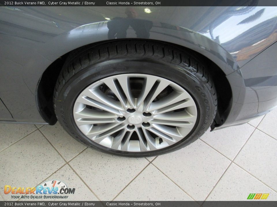 2012 Buick Verano FWD Cyber Gray Metallic / Ebony Photo #5