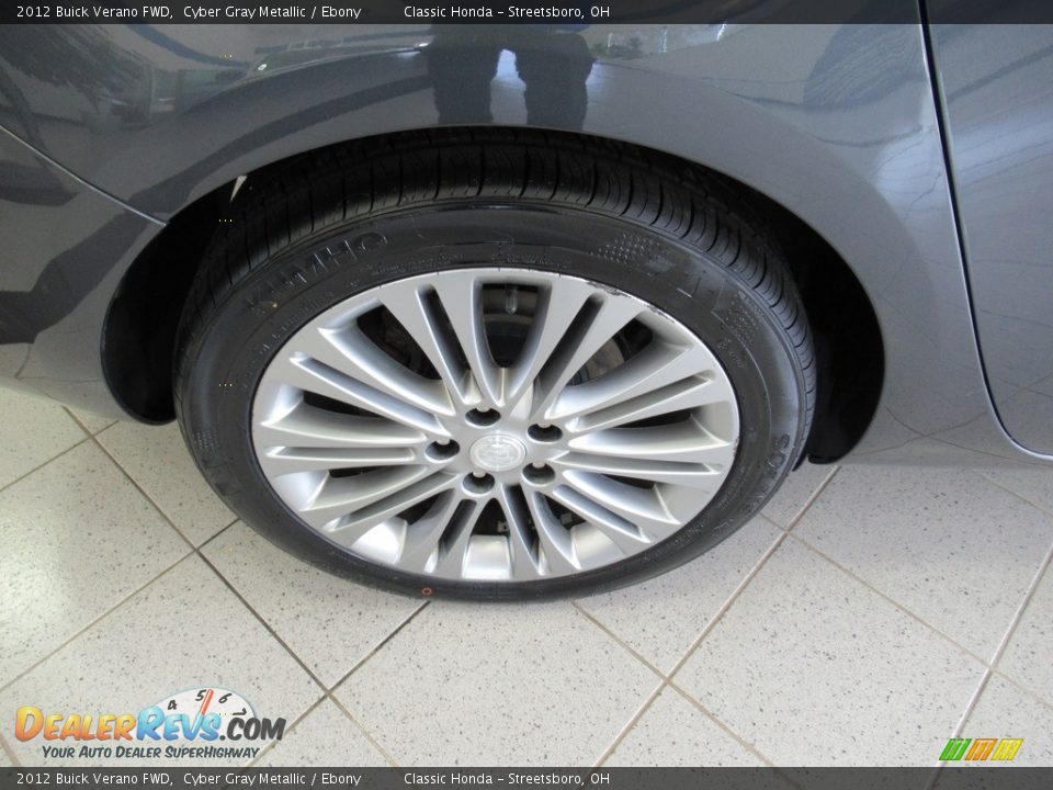 2012 Buick Verano FWD Cyber Gray Metallic / Ebony Photo #6