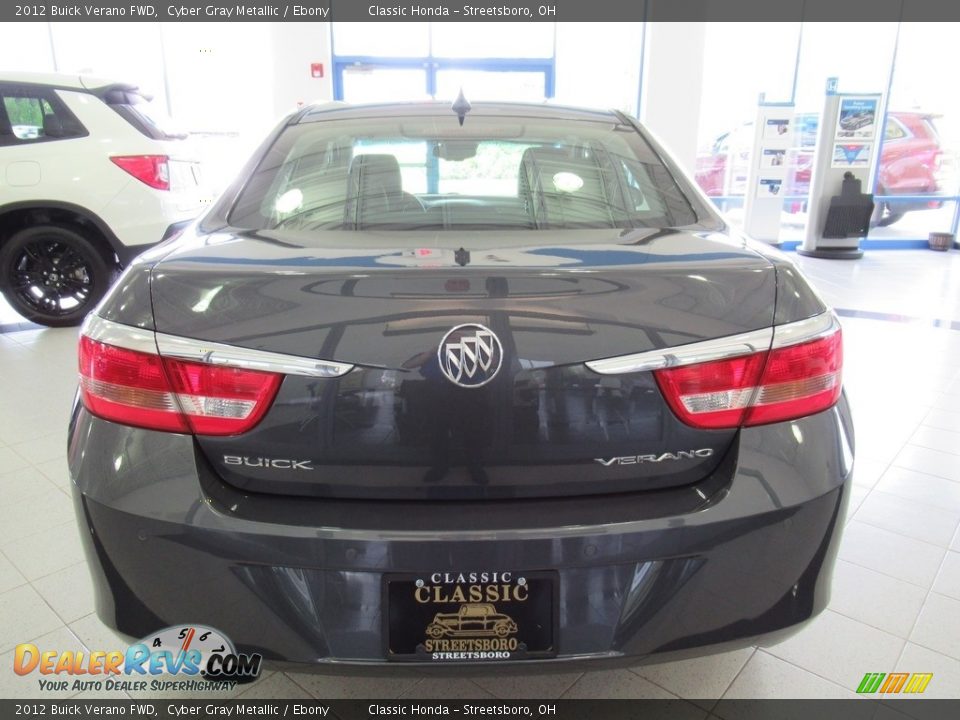 2012 Buick Verano FWD Cyber Gray Metallic / Ebony Photo #8