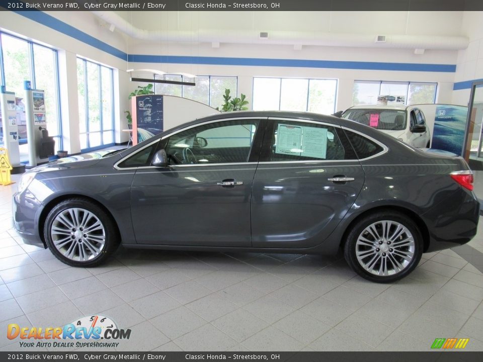2012 Buick Verano FWD Cyber Gray Metallic / Ebony Photo #10