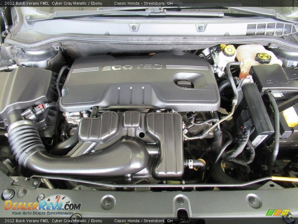 2012 Buick Verano FWD Cyber Gray Metallic / Ebony Photo #13
