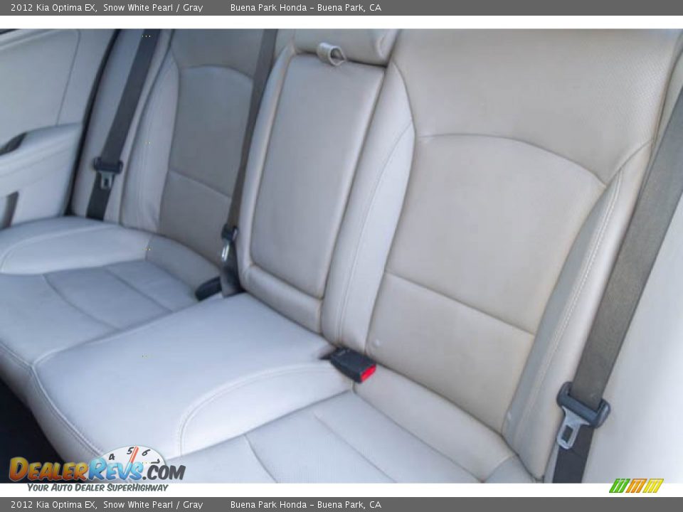 2012 Kia Optima EX Snow White Pearl / Gray Photo #17