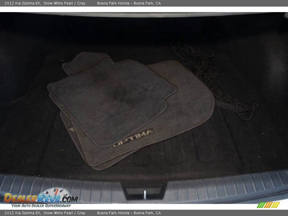 2012 Kia Optima EX Snow White Pearl / Gray Photo #18