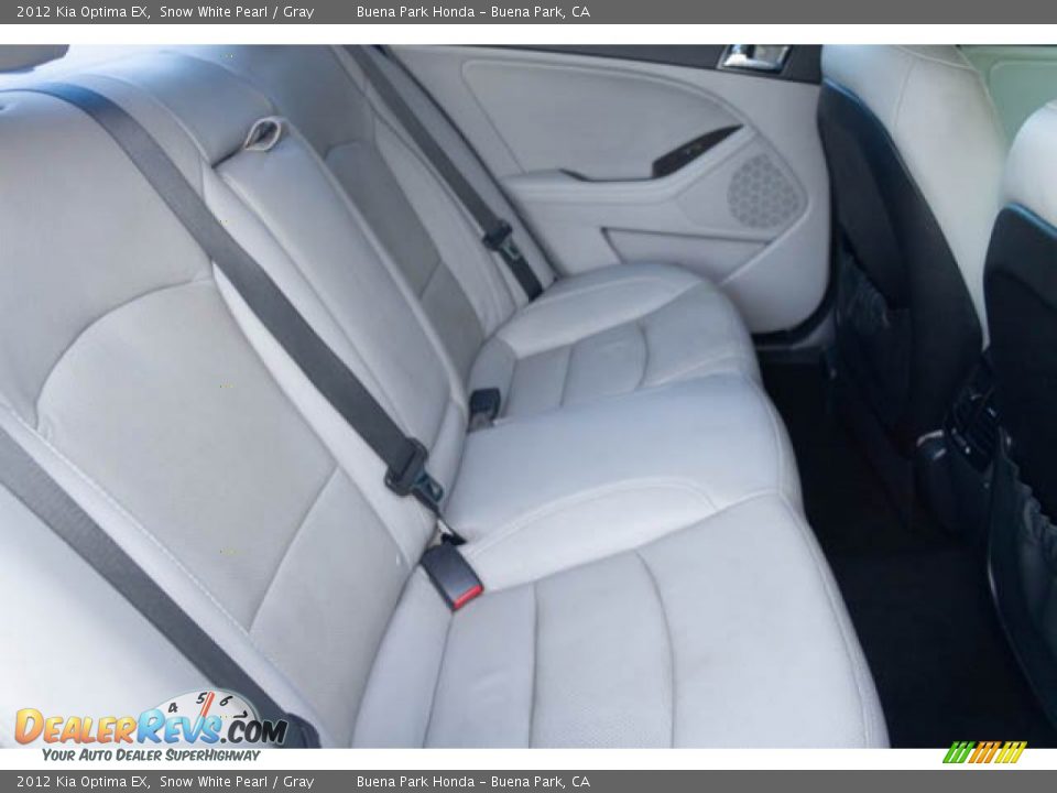 2012 Kia Optima EX Snow White Pearl / Gray Photo #19