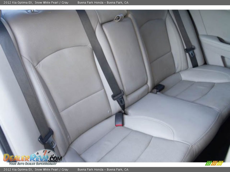 2012 Kia Optima EX Snow White Pearl / Gray Photo #20