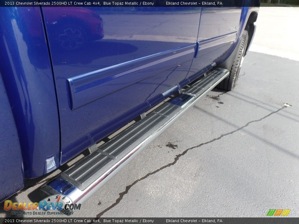 2013 Chevrolet Silverado 2500HD LT Crew Cab 4x4 Blue Topaz Metallic / Ebony Photo #11