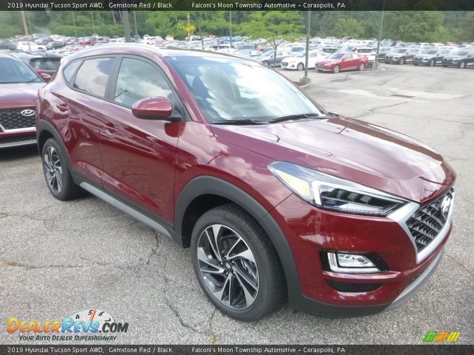 2019 Hyundai Tucson Sport AWD Gemstone Red / Black Photo #3