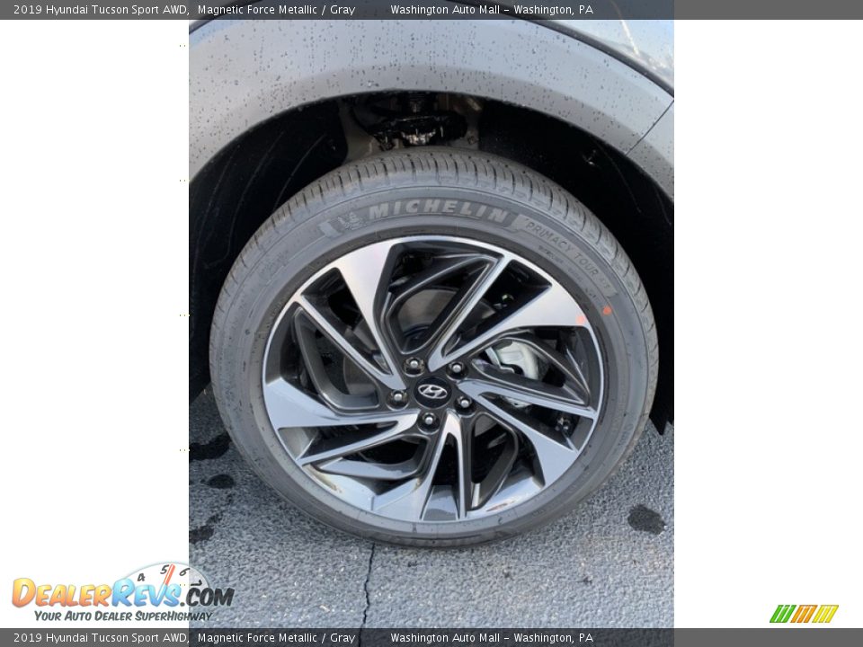 2019 Hyundai Tucson Sport AWD Magnetic Force Metallic / Gray Photo #31