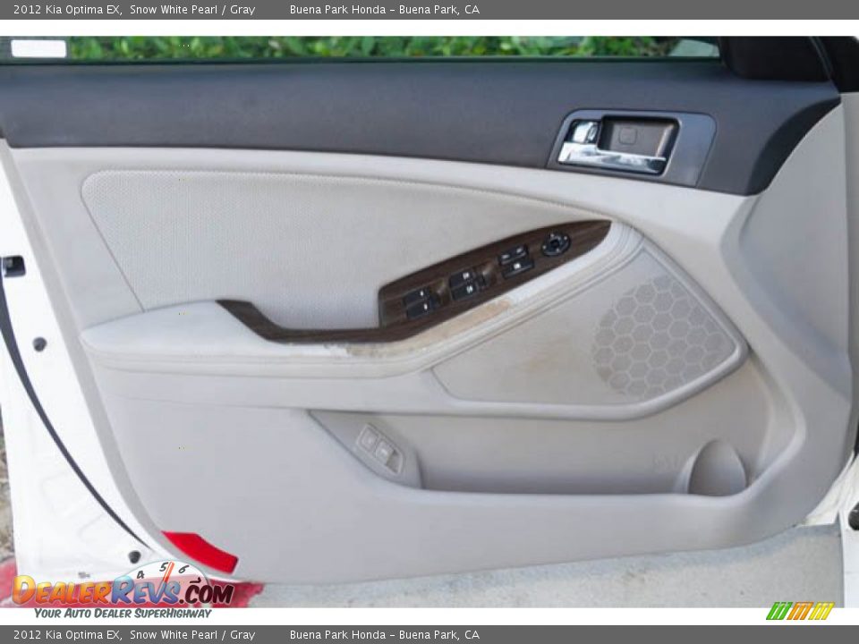 2012 Kia Optima EX Snow White Pearl / Gray Photo #24