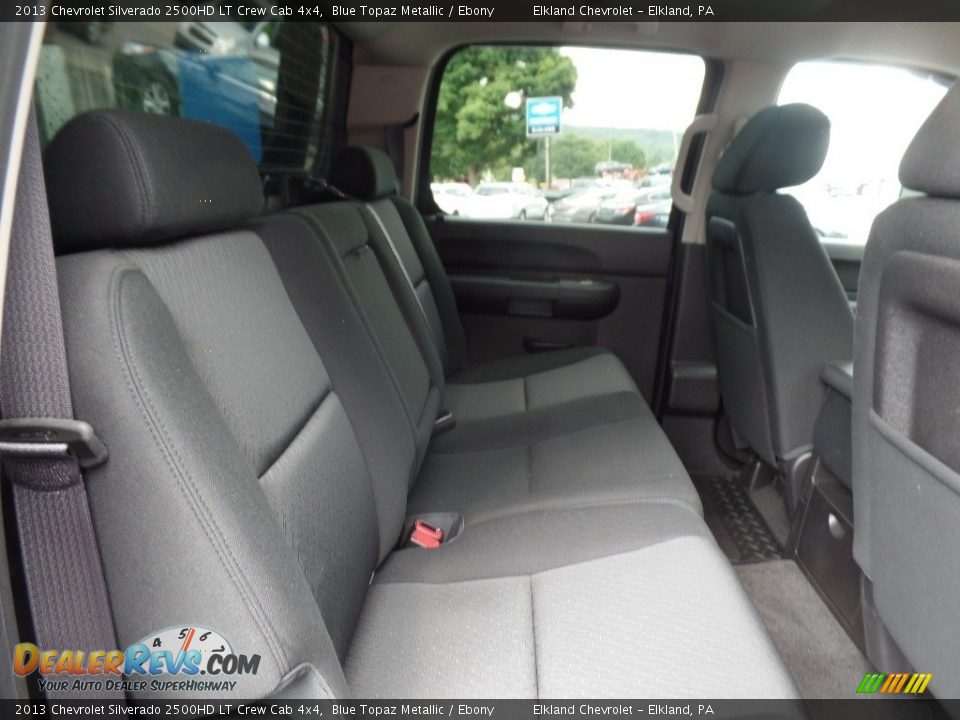 2013 Chevrolet Silverado 2500HD LT Crew Cab 4x4 Blue Topaz Metallic / Ebony Photo #14