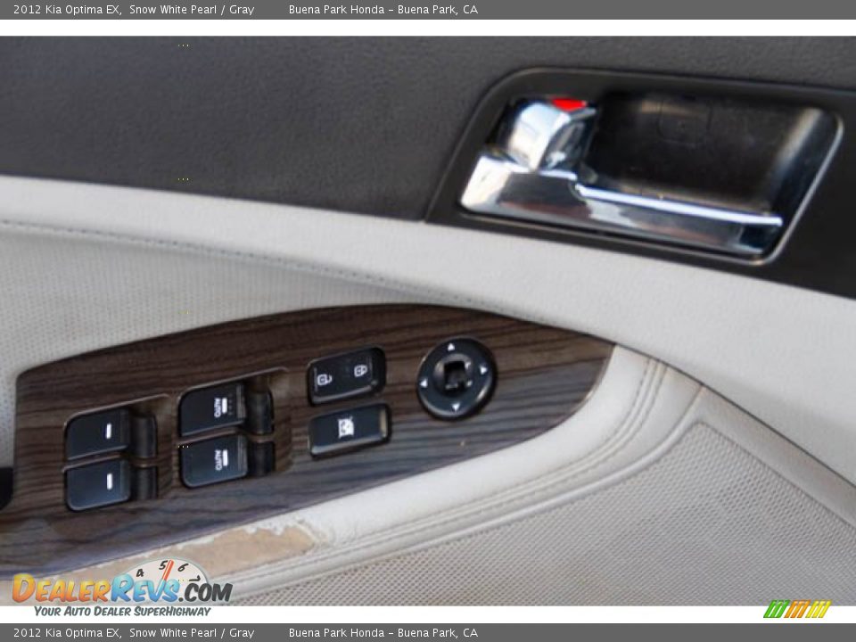 2012 Kia Optima EX Snow White Pearl / Gray Photo #25