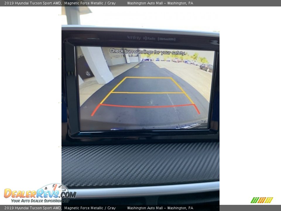 2019 Hyundai Tucson Sport AWD Magnetic Force Metallic / Gray Photo #34