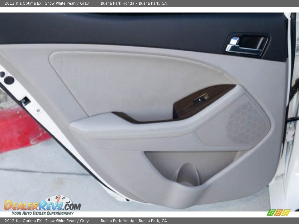 2012 Kia Optima EX Snow White Pearl / Gray Photo #26