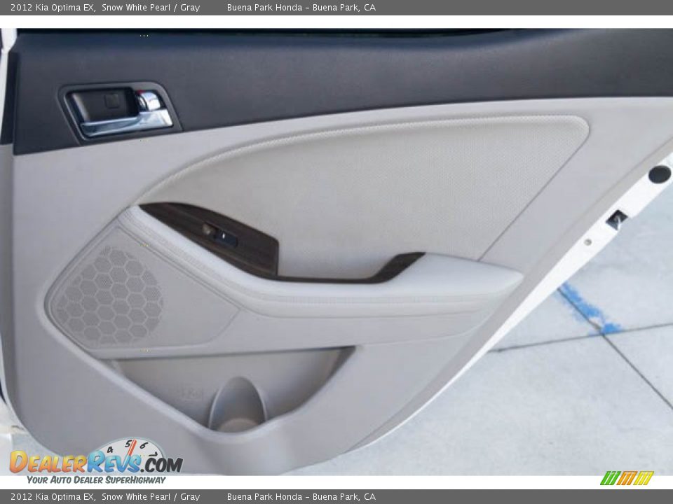 2012 Kia Optima EX Snow White Pearl / Gray Photo #27