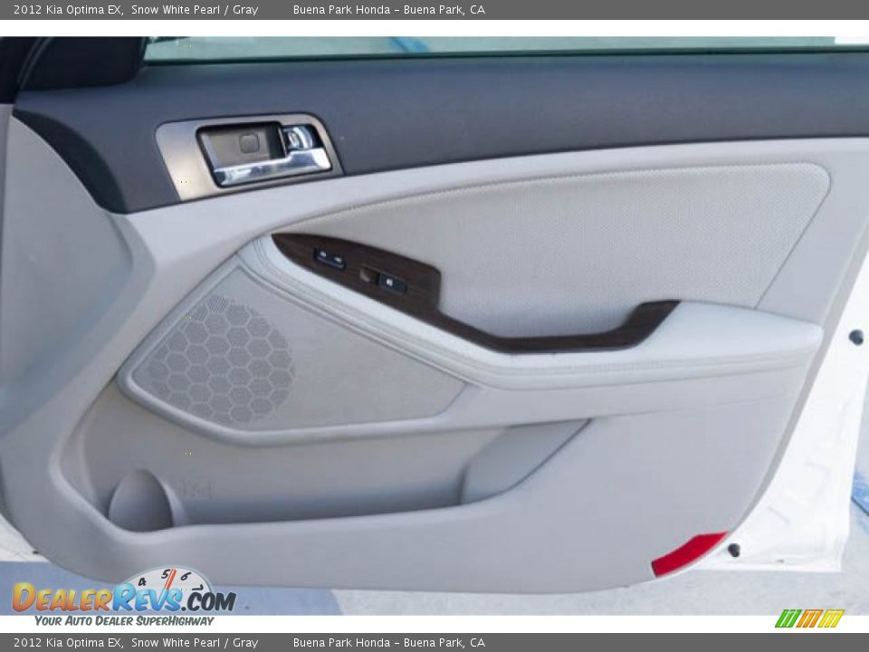 2012 Kia Optima EX Snow White Pearl / Gray Photo #28
