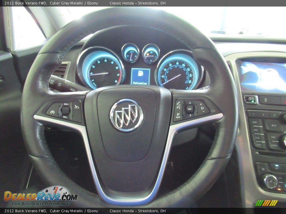 2012 Buick Verano FWD Cyber Gray Metallic / Ebony Photo #29