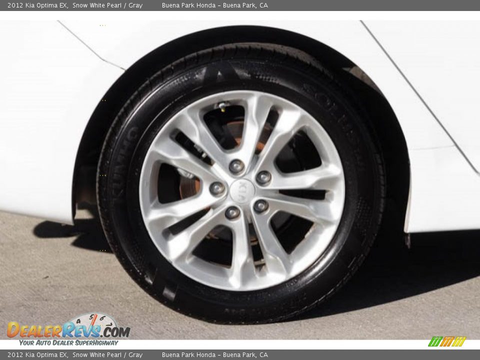 2012 Kia Optima EX Snow White Pearl / Gray Photo #30