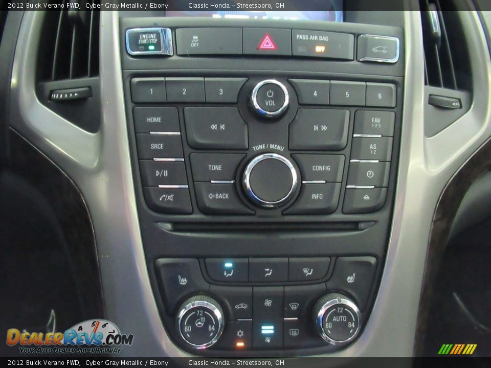 2012 Buick Verano FWD Cyber Gray Metallic / Ebony Photo #33