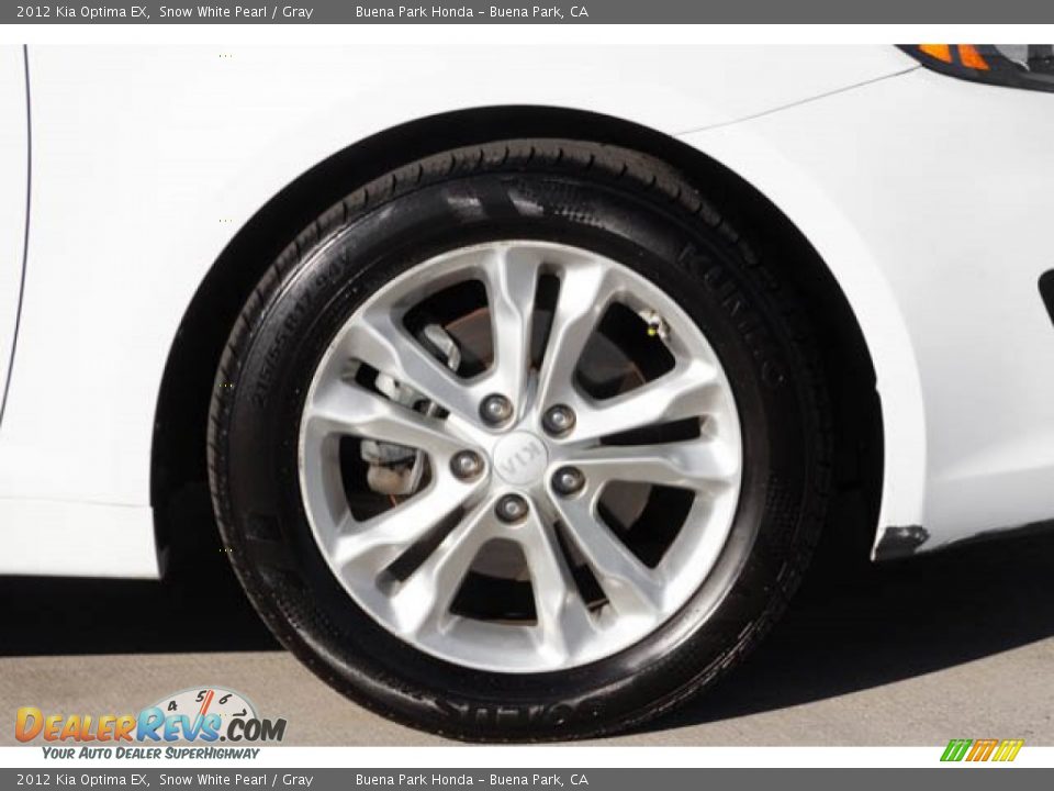 2012 Kia Optima EX Snow White Pearl / Gray Photo #31