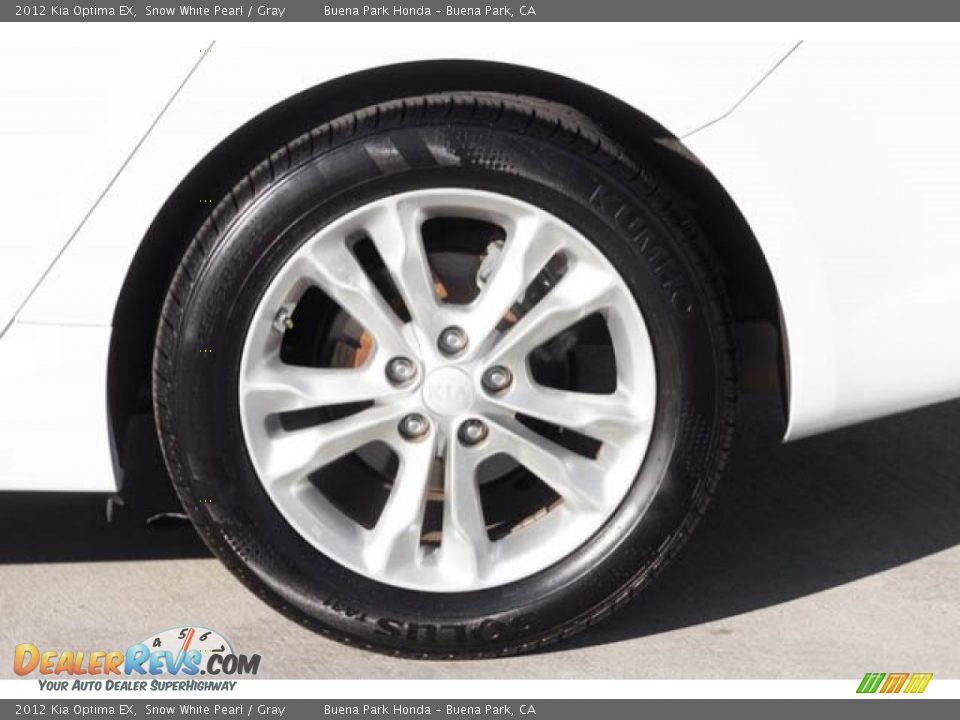 2012 Kia Optima EX Snow White Pearl / Gray Photo #32
