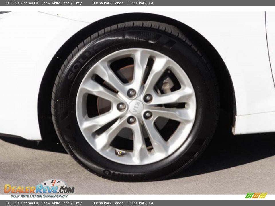 2012 Kia Optima EX Snow White Pearl / Gray Photo #33