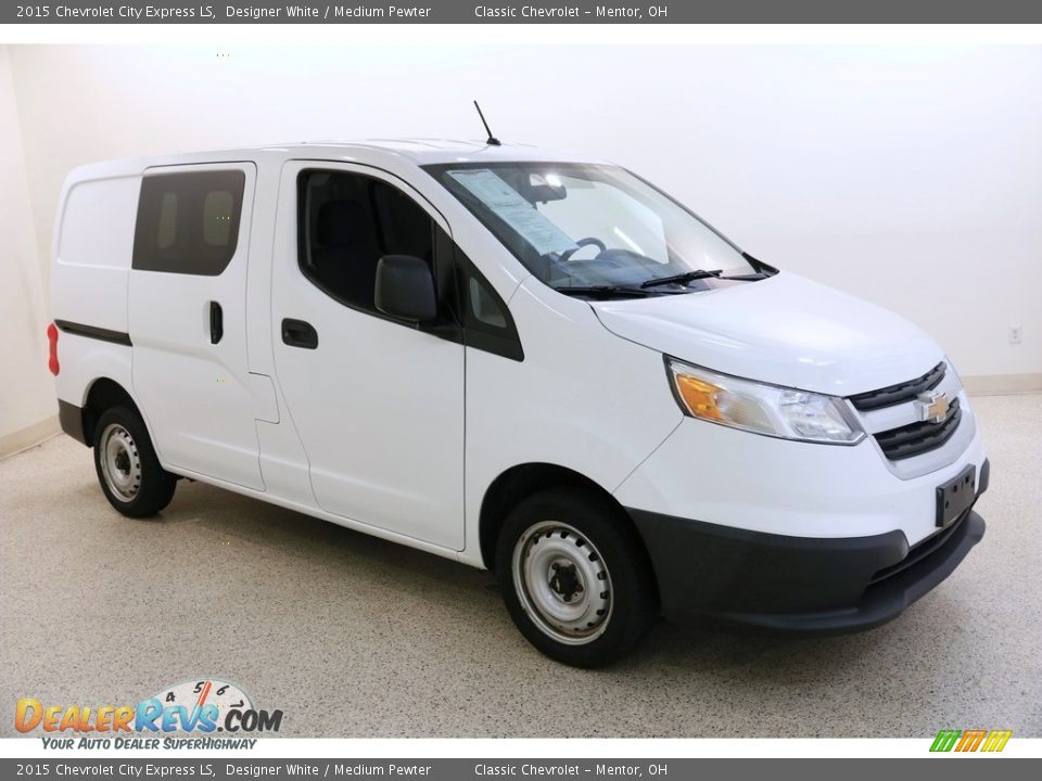 2015 Chevrolet City Express LS Designer White / Medium Pewter Photo #1