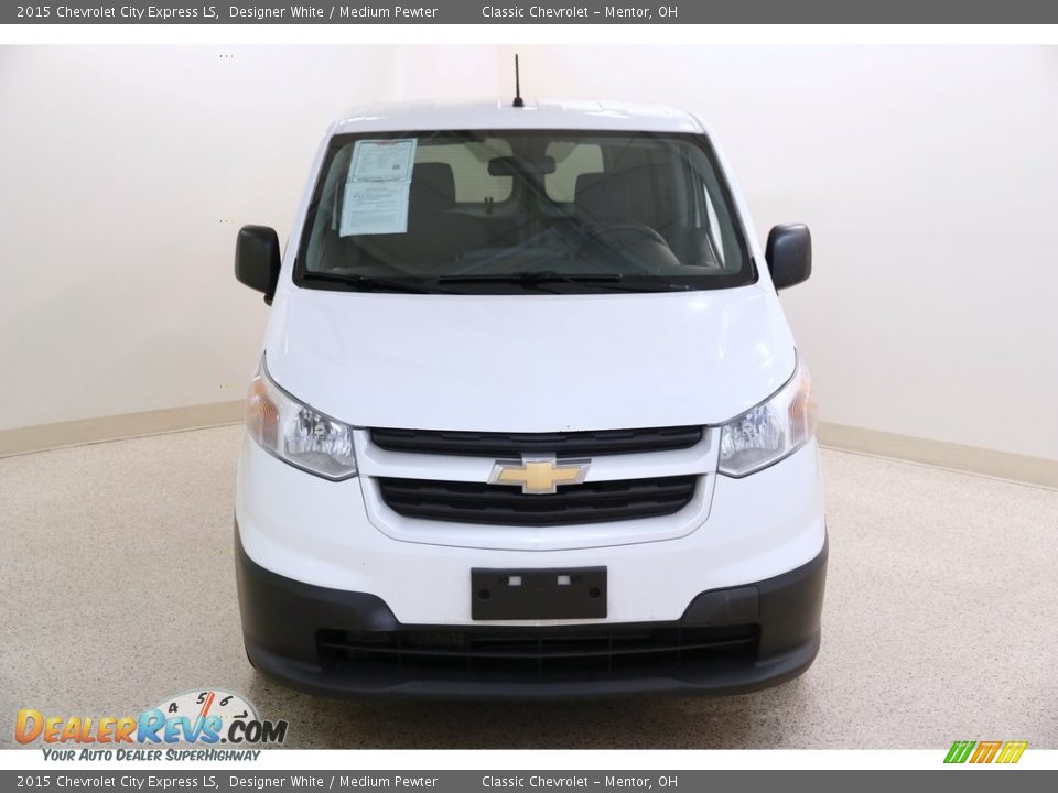 2015 Chevrolet City Express LS Designer White / Medium Pewter Photo #2
