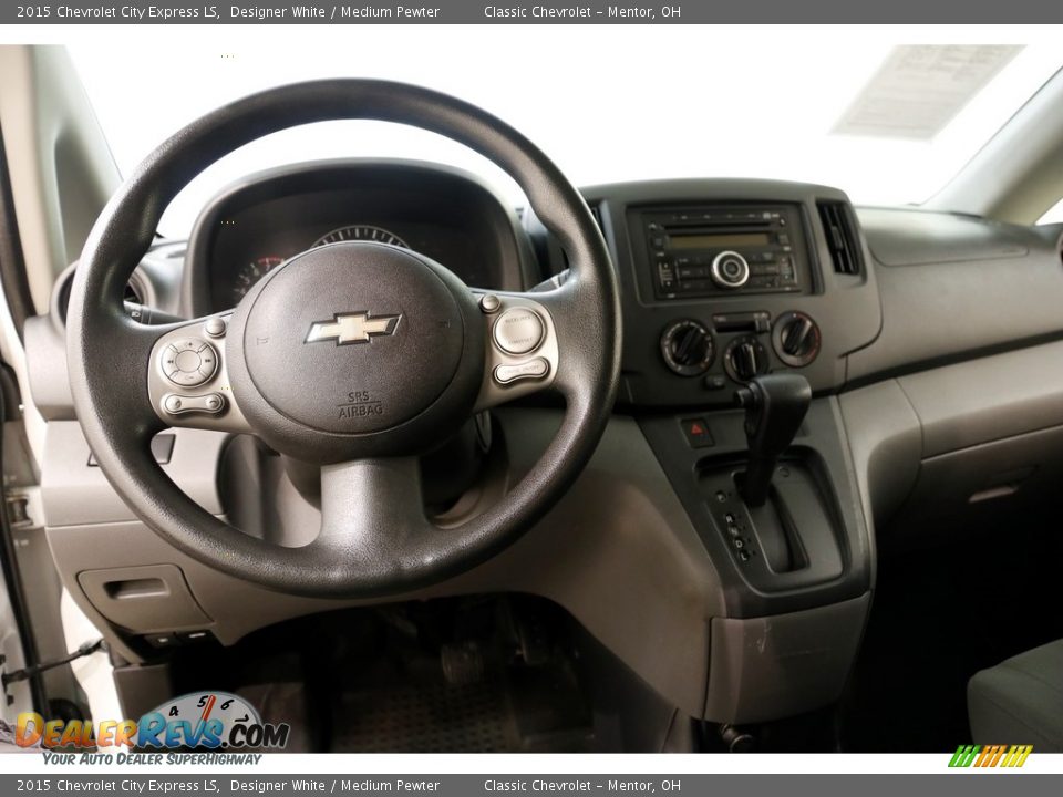 2015 Chevrolet City Express LS Designer White / Medium Pewter Photo #6