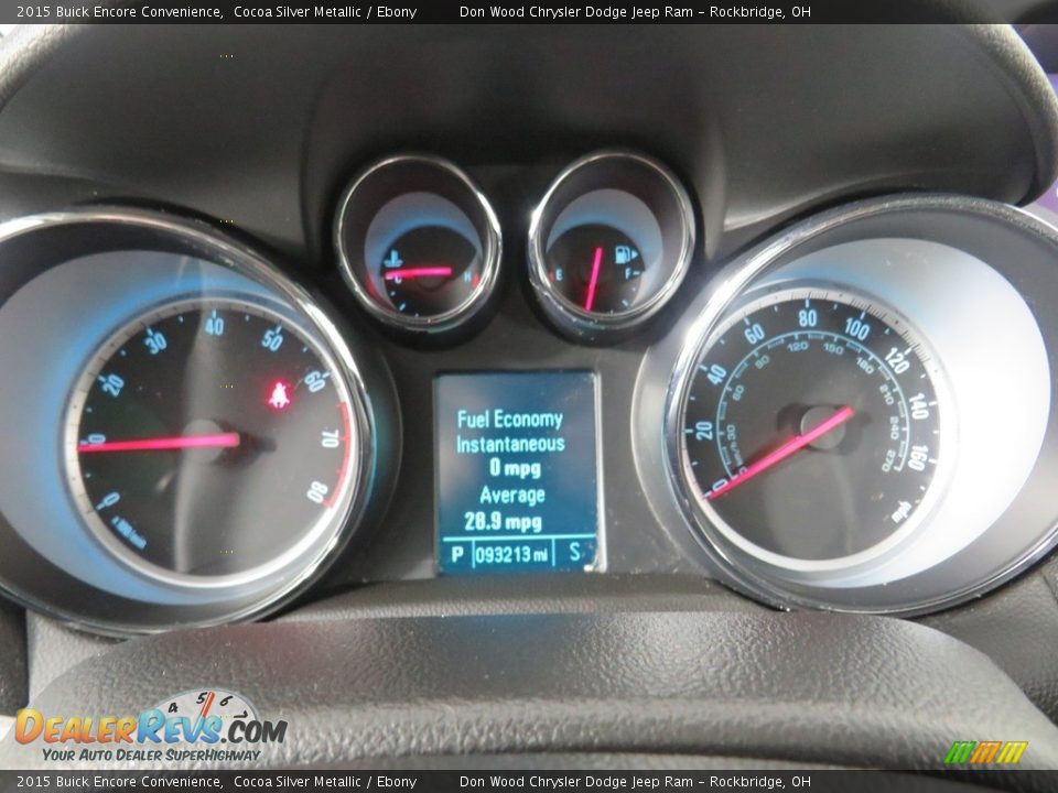 2015 Buick Encore Convenience Cocoa Silver Metallic / Ebony Photo #17