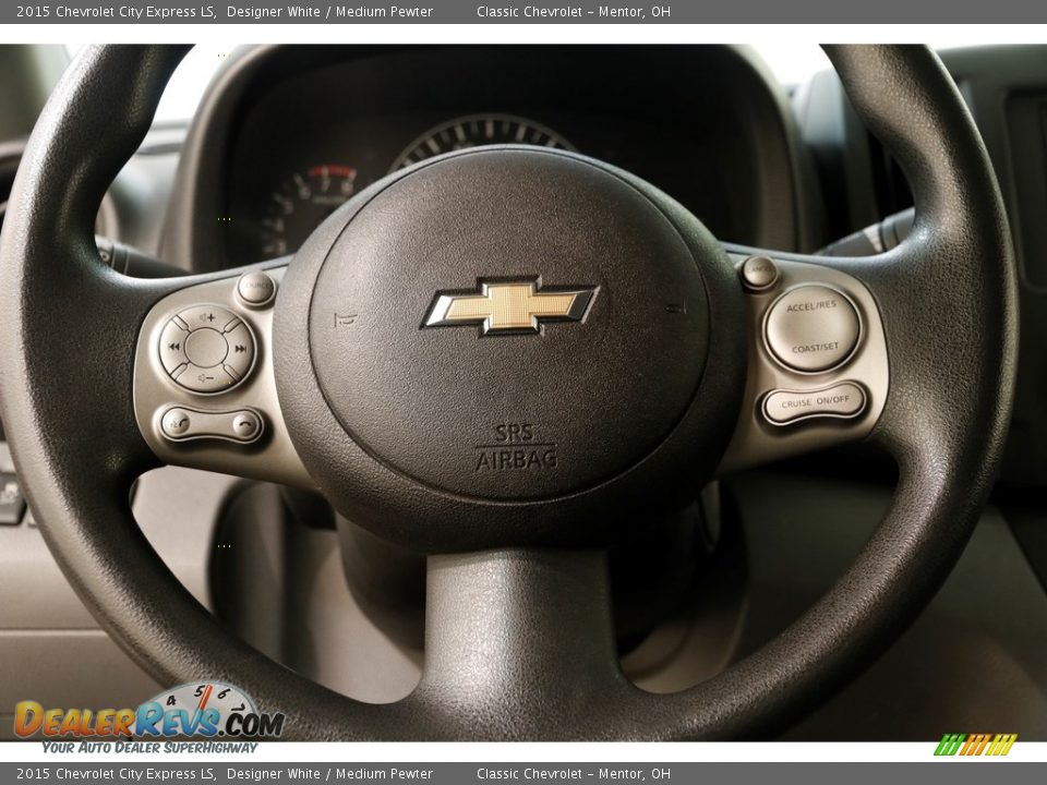 2015 Chevrolet City Express LS Designer White / Medium Pewter Photo #7