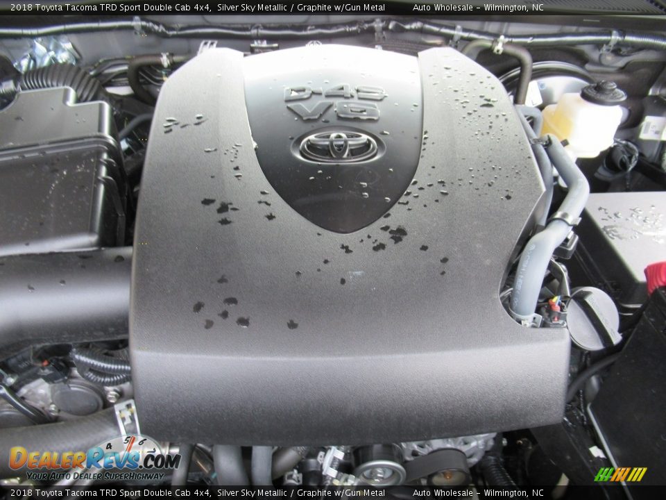 2018 Toyota Tacoma TRD Sport Double Cab 4x4 Silver Sky Metallic / Graphite w/Gun Metal Photo #6