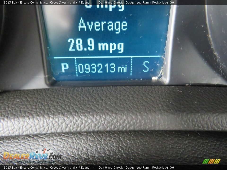 2015 Buick Encore Convenience Cocoa Silver Metallic / Ebony Photo #18