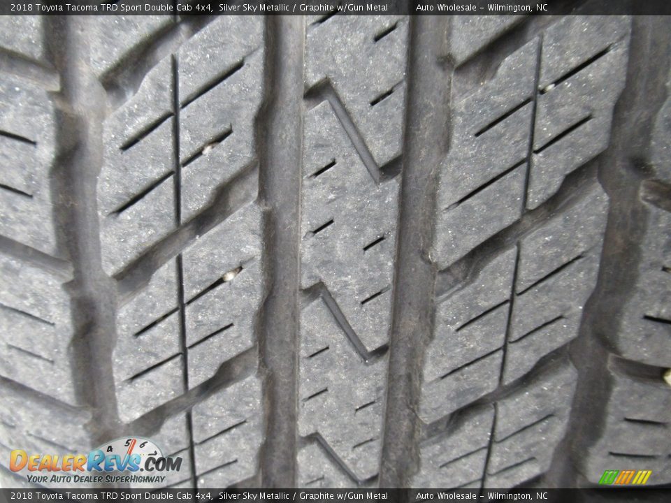 2018 Toyota Tacoma TRD Sport Double Cab 4x4 Silver Sky Metallic / Graphite w/Gun Metal Photo #9