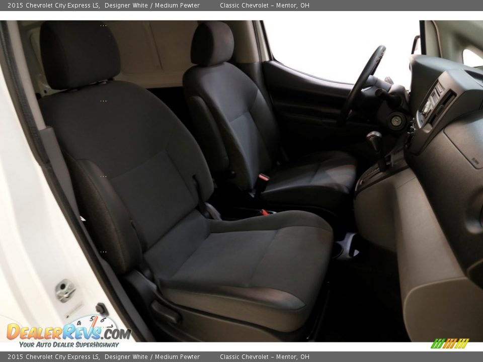 2015 Chevrolet City Express LS Designer White / Medium Pewter Photo #12
